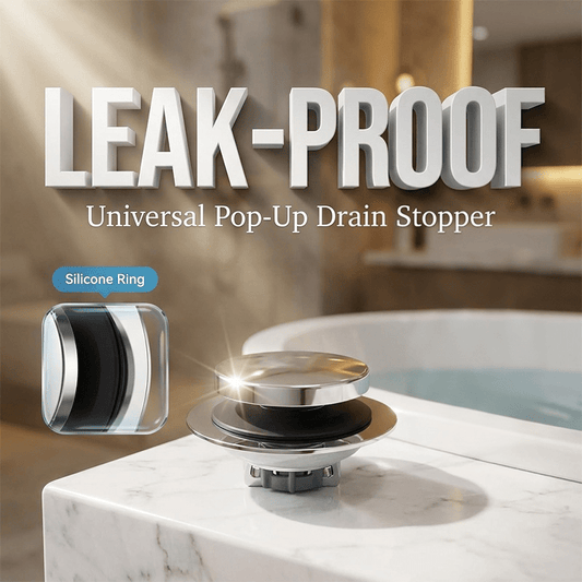 Bello Bathtub Drain Stopper | Leak-Proof, Universal Fit, Easy to Clean - Hartwella