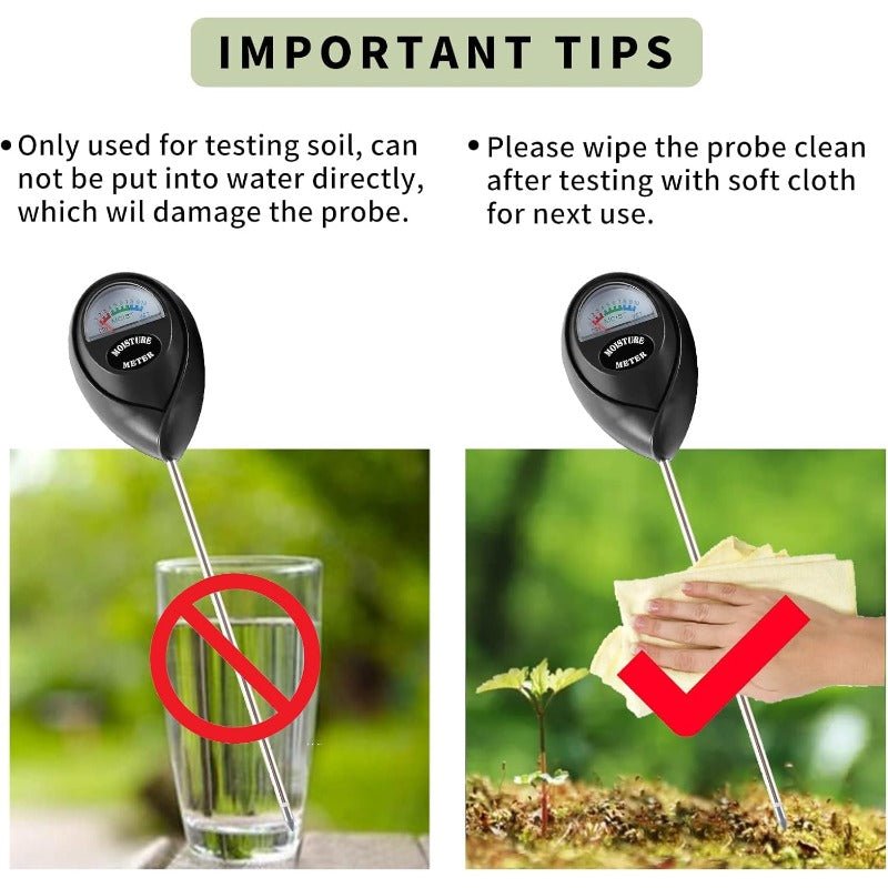 Bene Soil Moisture Meter | Battery-Free, Easy to Use, For Plants - Hartwella