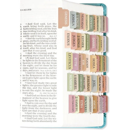 Biblio Bible Tab Set | 75 - Piece Laminated Bible Index Tabs, Waterproof, Easy Alignment - Hartwella