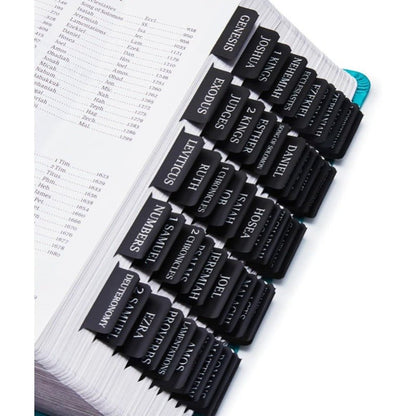 Biblio Bible Tab Set | 75 - Piece Laminated Bible Index Tabs, Waterproof, Easy Alignment - Hartwella