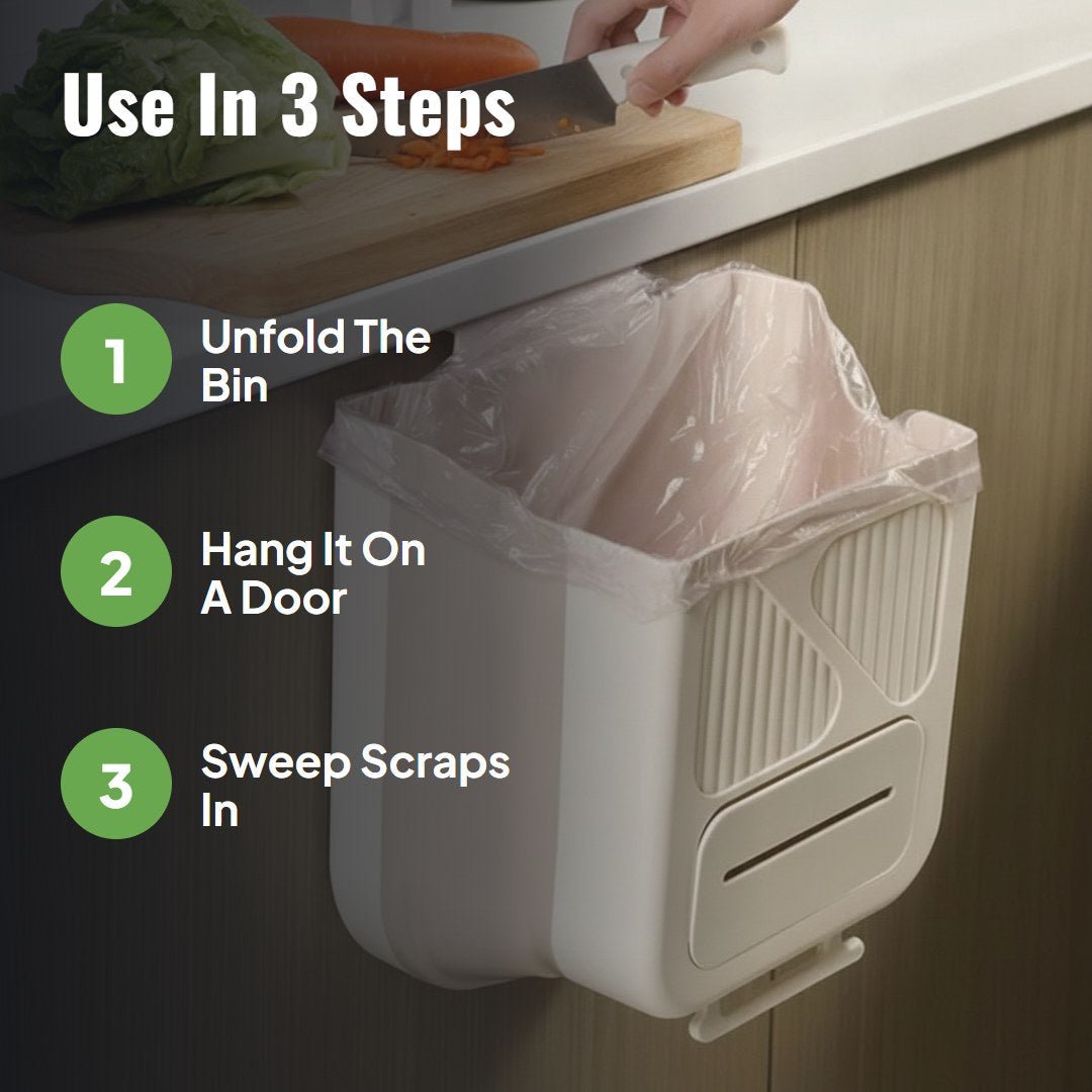 Binly™ Folding Hanging Kitchen Bin (7L)