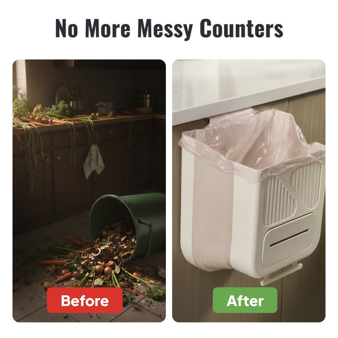 Binly™ Folding Hanging Kitchen Bin (7L)