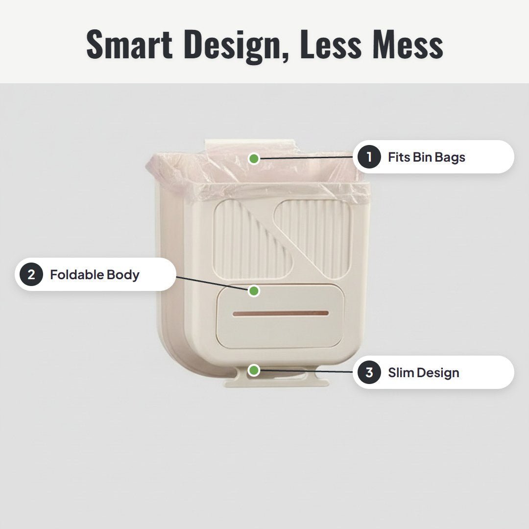 Binly™ Folding Hanging Kitchen Bin (7L) - Hartwella