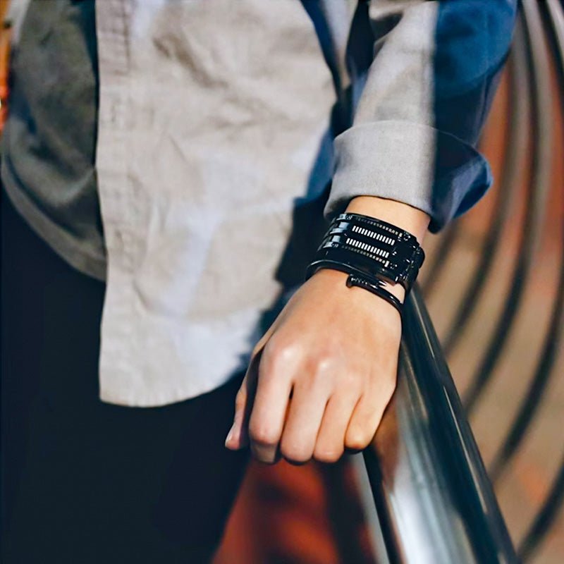 Bino LED Watch | Stainless Steel, Water-Resistant - Hartwella