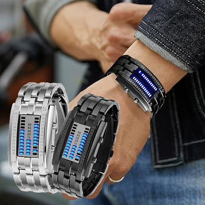Bino LED Watch | Stainless Steel, Water-Resistant - Hartwella