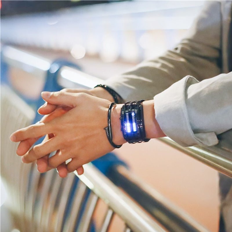 Bino LED Watch | Stainless Steel, Water-Resistant - Hartwella