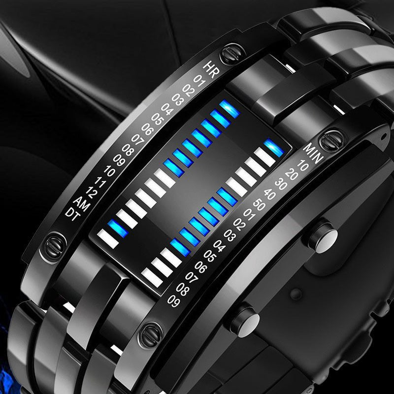 Bino LED Watch | Stainless Steel, Water-Resistant - Hartwella