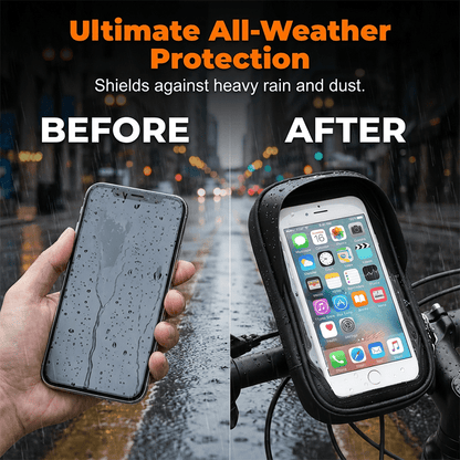 Bixa Bicycle Phone Holder | Waterproof, Touchscreen Compatible, 360° Rotation - Hartwella
