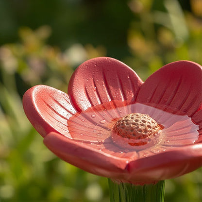 Bloom Bee Watering Station | Vibrant Resin Flower Design for Pollinators - Hartwella