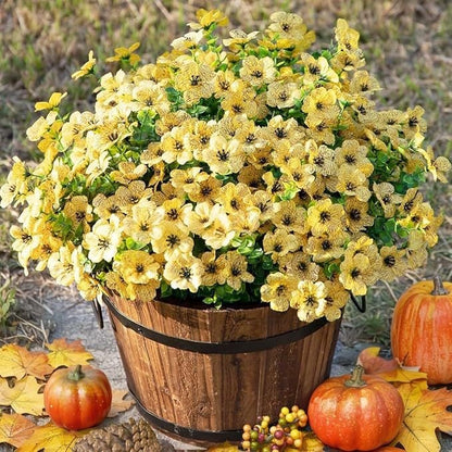 Blooming Oasis Silk Flowers | UV Resistant, Eco - Friendly Faux Blooms - Hartwella