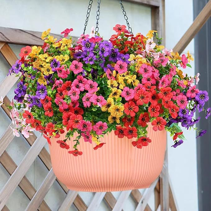Blooming Oasis Silk Flowers | UV Resistant, Eco - Friendly Faux Blooms - Hartwella