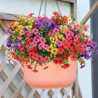 Blooming Oasis Silk Flowers | UV Resistant, Eco - Friendly Faux Blooms - Hartwella