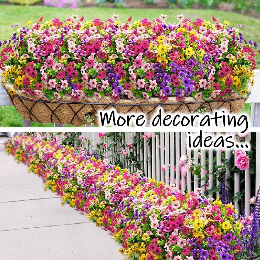 Blooming Oasis Silk Flowers | UV Resistant, Eco - Friendly Faux Blooms - Hartwella