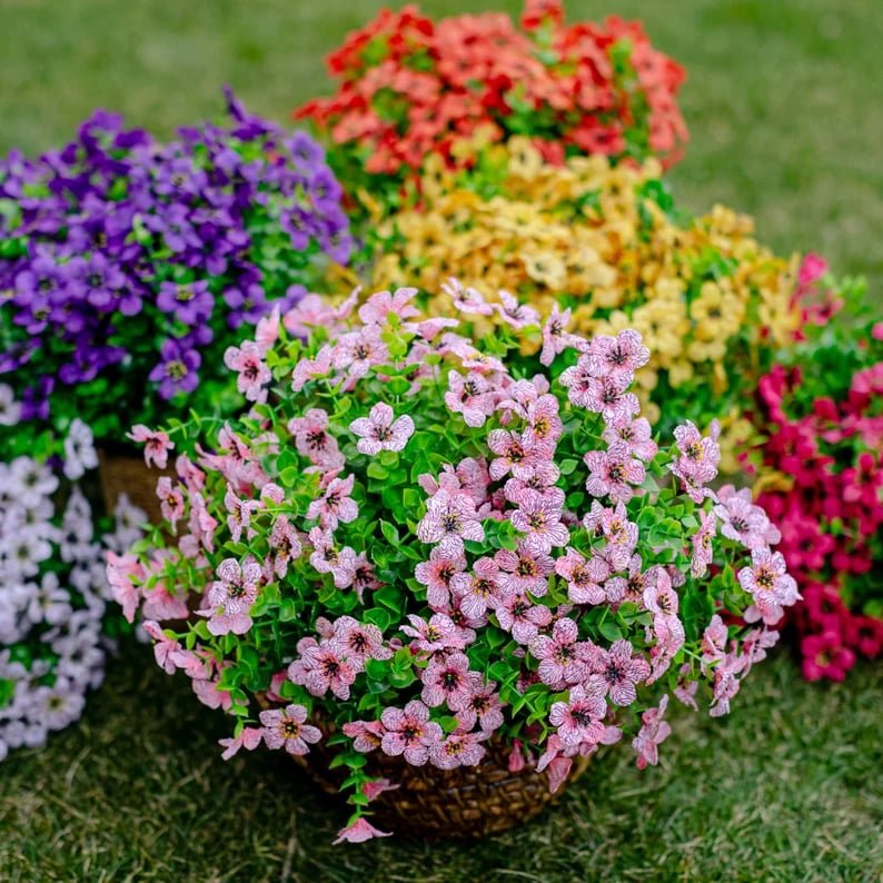 Blooming Oasis Silk Flowers | UV Resistant, Eco - Friendly Faux Blooms - Hartwella