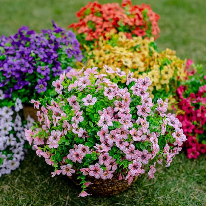 Blooming Oasis Silk Flowers | UV Resistant, Eco - Friendly Faux Blooms - Hartwella
