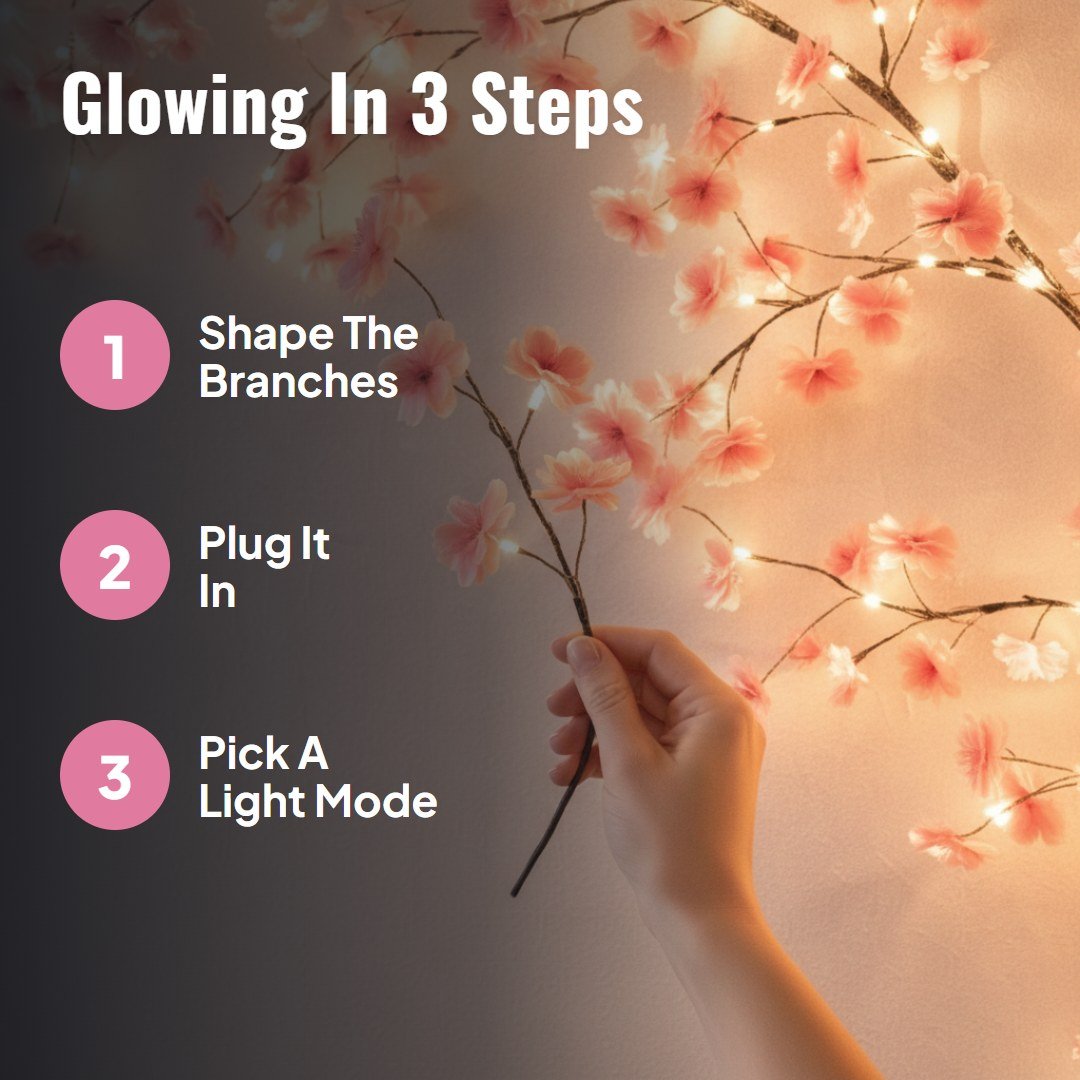 Blossa™ Cherry Blossom LED Tree Light - Hartwella