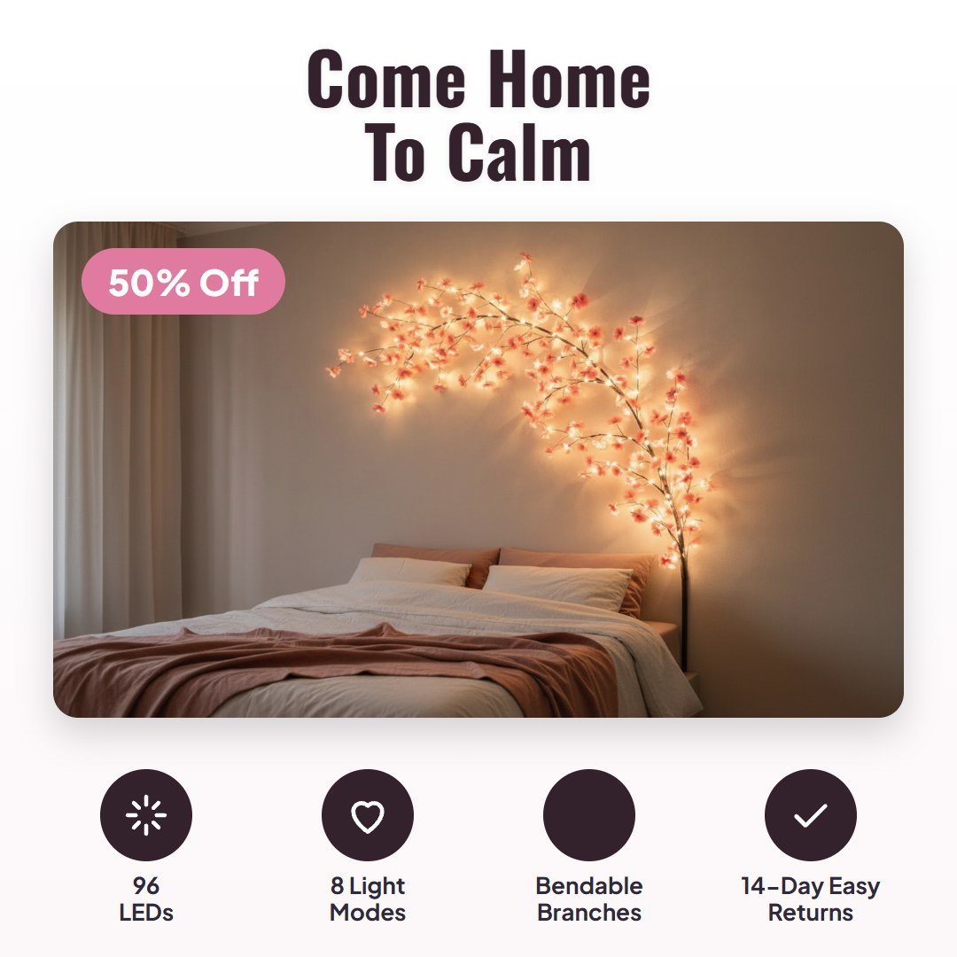 Blossa™ Cherry Blossom LED Tree Light