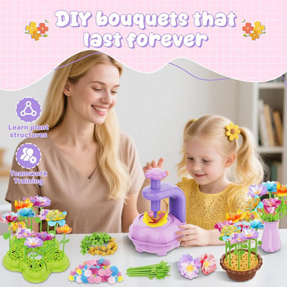 BlossomCraft Flower Maker Kit | All - in - One DIY Craft for Kids - Hartwella