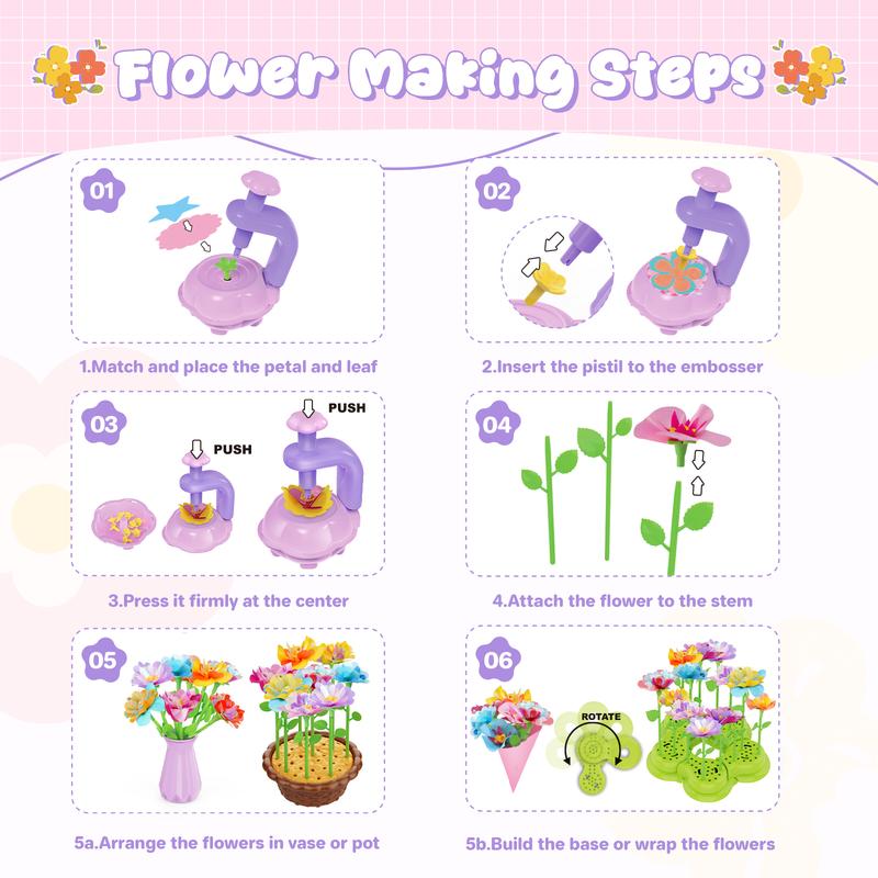 BlossomCraft Flower Maker Kit | All - in - One DIY Craft for Kids - Hartwella