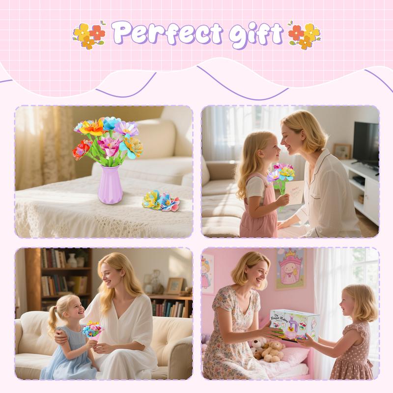 BlossomCraft Flower Maker Kit | All - in - One DIY Craft for Kids - Hartwella