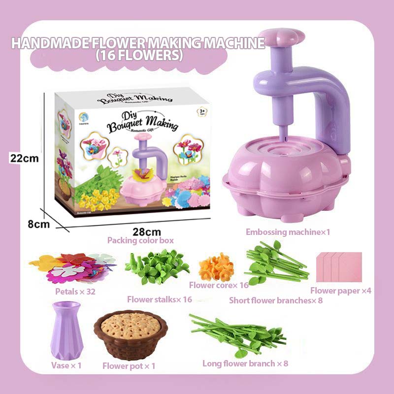 BlossomCraft Flower Maker Kit | All - in - One DIY Craft for Kids - Hartwella