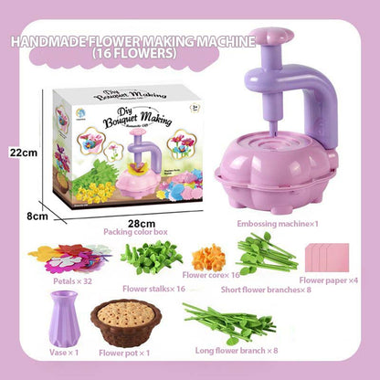 BlossomCraft Flower Maker Kit | All - in - One DIY Craft for Kids - Hartwella