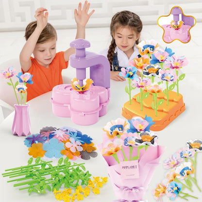 BlossomCraft Flower Maker Kit | All - in - One DIY Craft for Kids - Hartwella