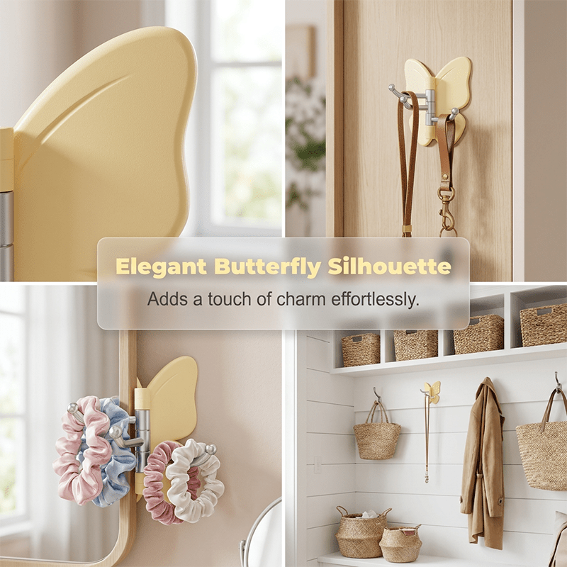 Blythe Rotatable Wall Hook | Triple Arm, 180-Degree Rotation, Decorative Coat Hook - Hartwella