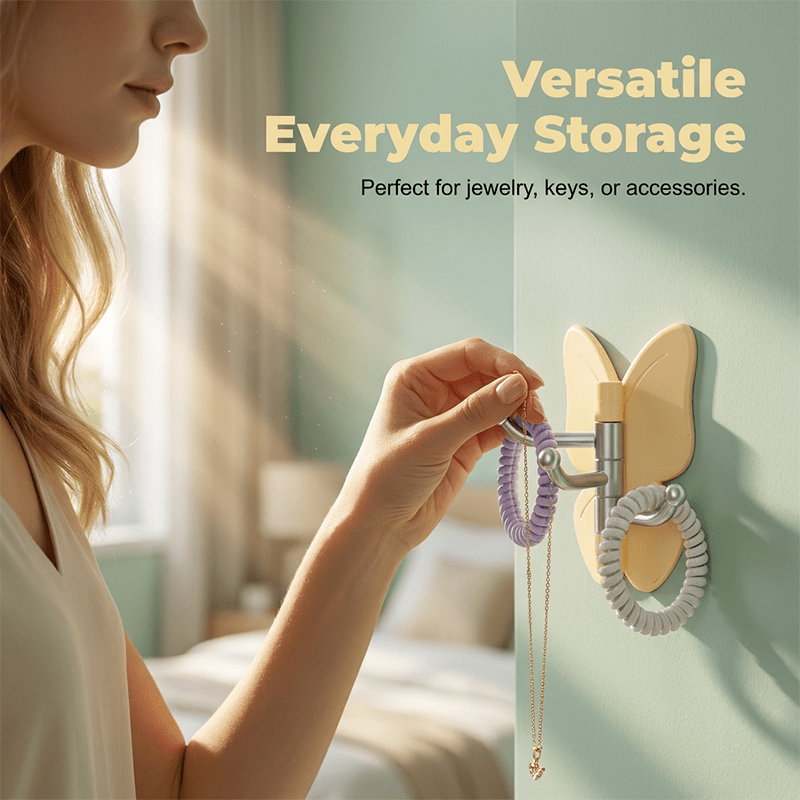 Blythe Rotatable Wall Hook | Triple Arm, 180-Degree Rotation, Decorative Coat Hook - Hartwella