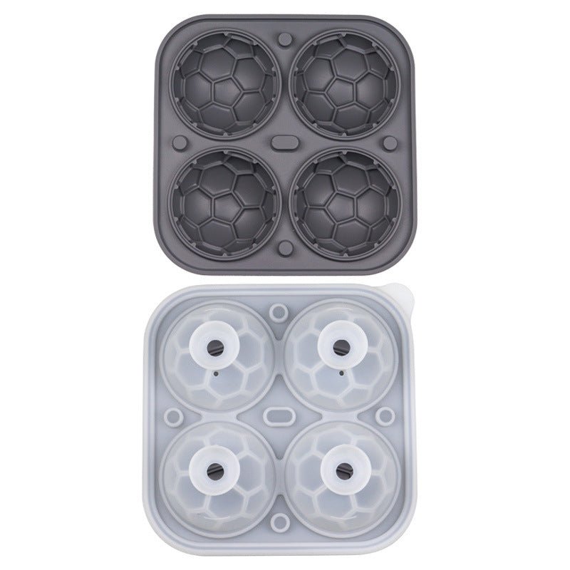 Bola Soccer Ice Cube Tray | Silicone, Football Design, Slow-Melting Cubes - Hartwella