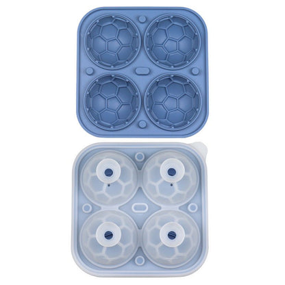 Bola Soccer Ice Cube Tray | Silicone, Football Design, Slow-Melting Cubes - Hartwella