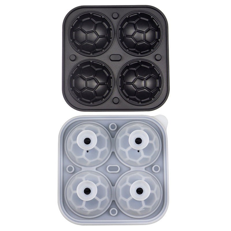 Bola Soccer Ice Cube Tray | Silicone, Football Design, Slow-Melting Cubes - Hartwella