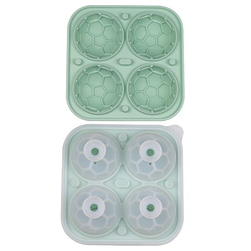 Bola Soccer Ice Cube Tray | Silicone, Football Design, Slow-Melting Cubes - Hartwella