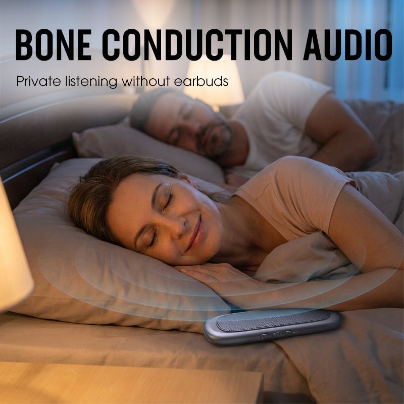 Bona Pillow Speaker | Bluetooth 5.4, Bone Conduction Technology - Hartwella