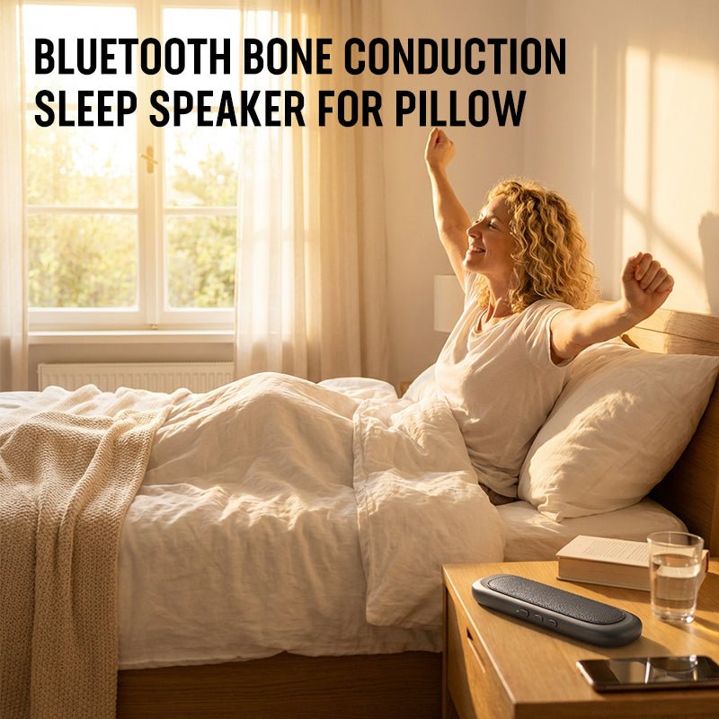 Bona Pillow Speaker | Bluetooth 5.4, Bone Conduction Technology - Hartwella