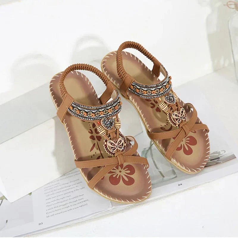 Bora Bohemian Sandals for Women | Orthopaedic Comfort, Anti - Slip Design - Hartwella