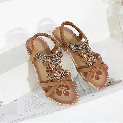 Bora Bohemian Sandals for Women | Orthopaedic Comfort, Anti - Slip Design - Hartwella