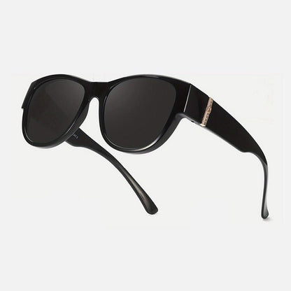 Bora Oversized Sunglasses | Polarized, UV400 Protection, Stylish Fit Over Prescription Glasses - Hartwella