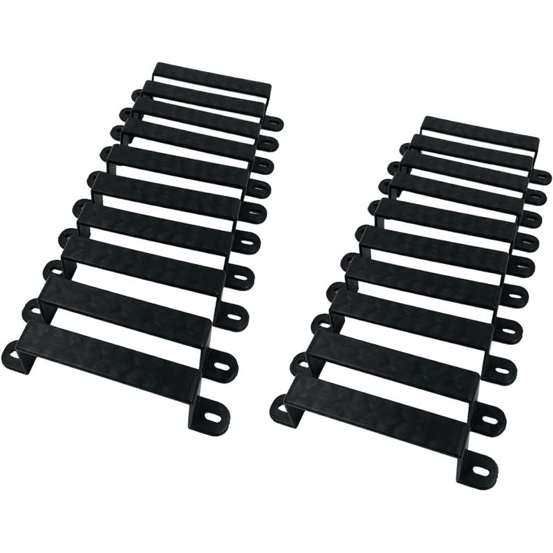 Boreal Black Door Handle Set | Heavy-Duty Iron, Ergonomic Design - Hartwella