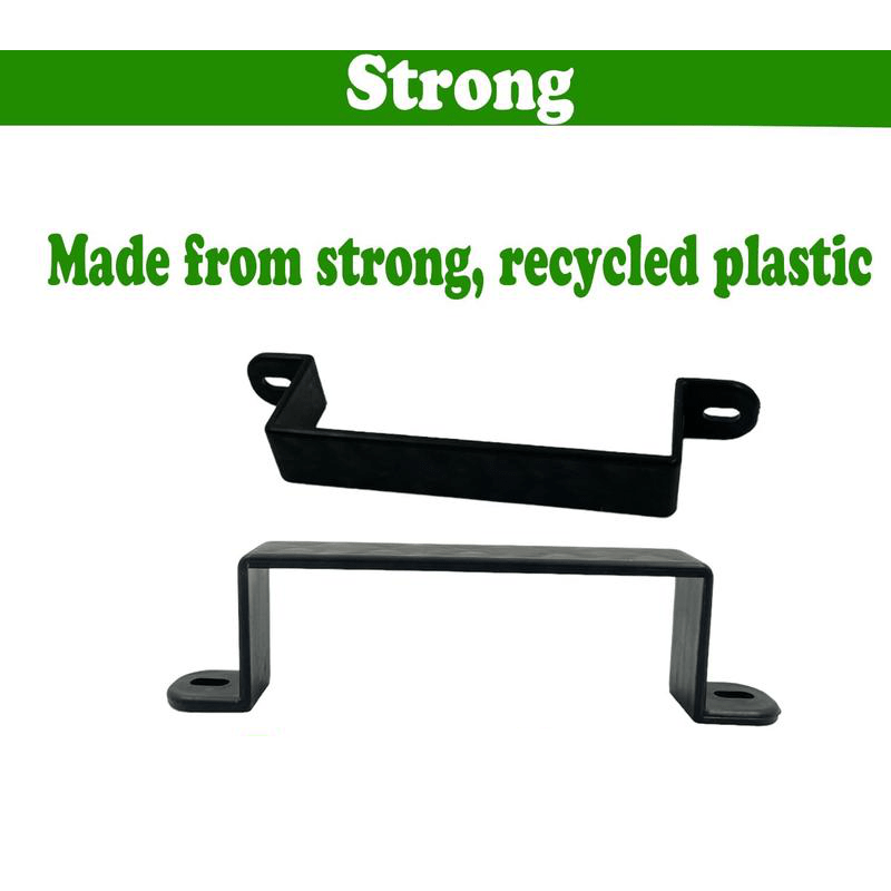 Boreal Black Door Handle Set | Heavy-Duty Iron, Ergonomic Design - Hartwella