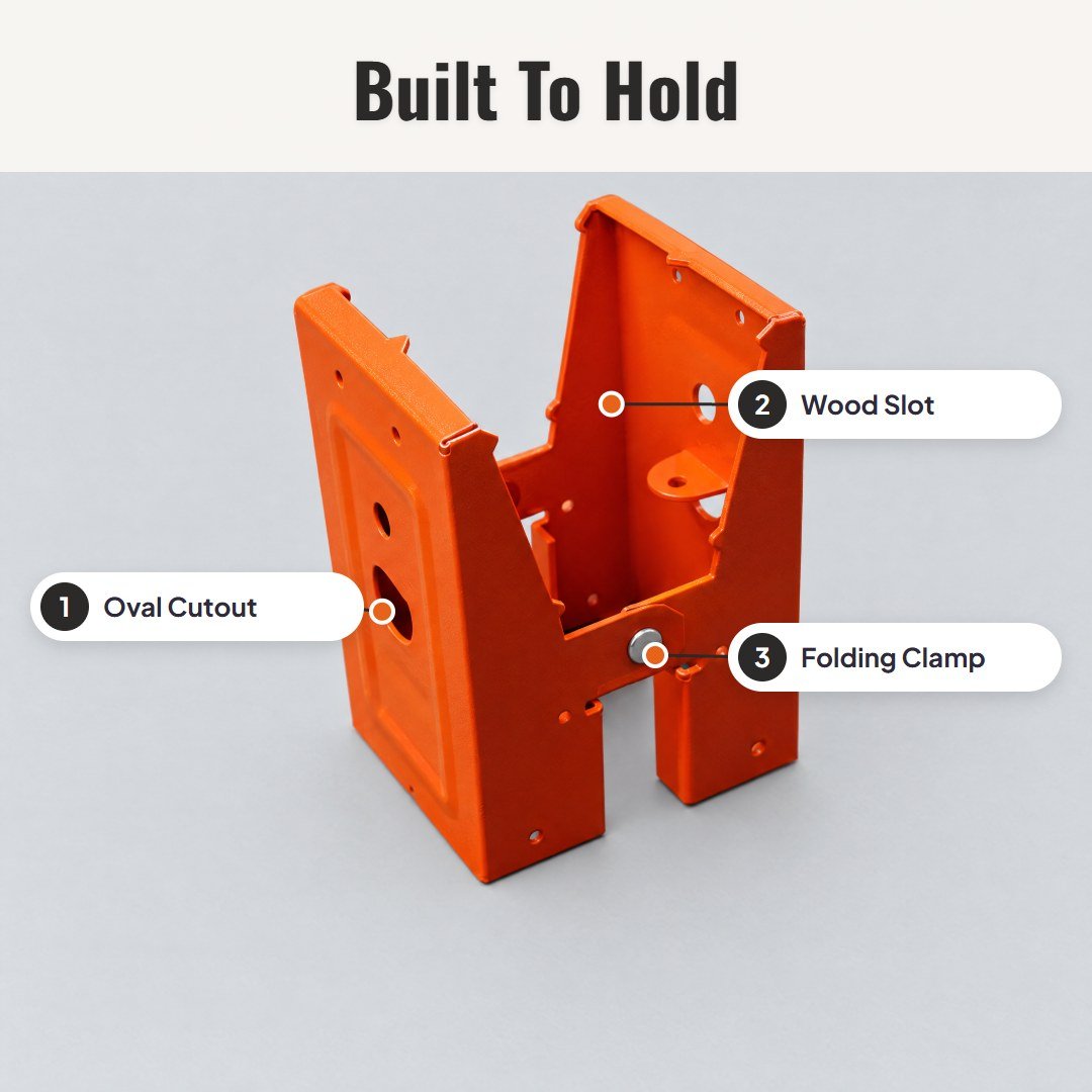 Brakka™ Heavy-Duty Sawhorse Brackets