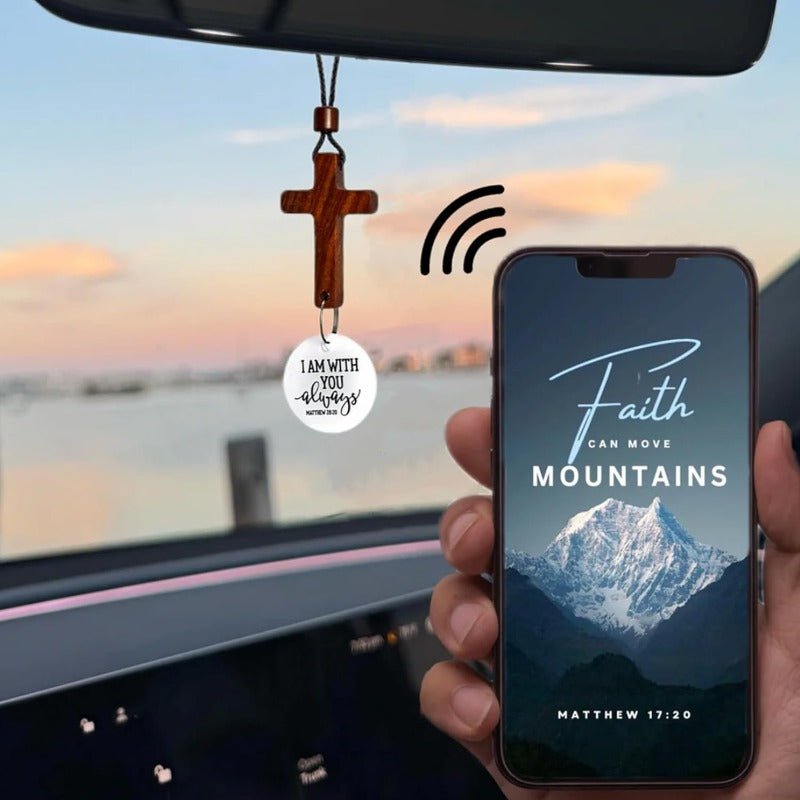 Brave Car Cross | Inspirational Bible Verse - Hartwella