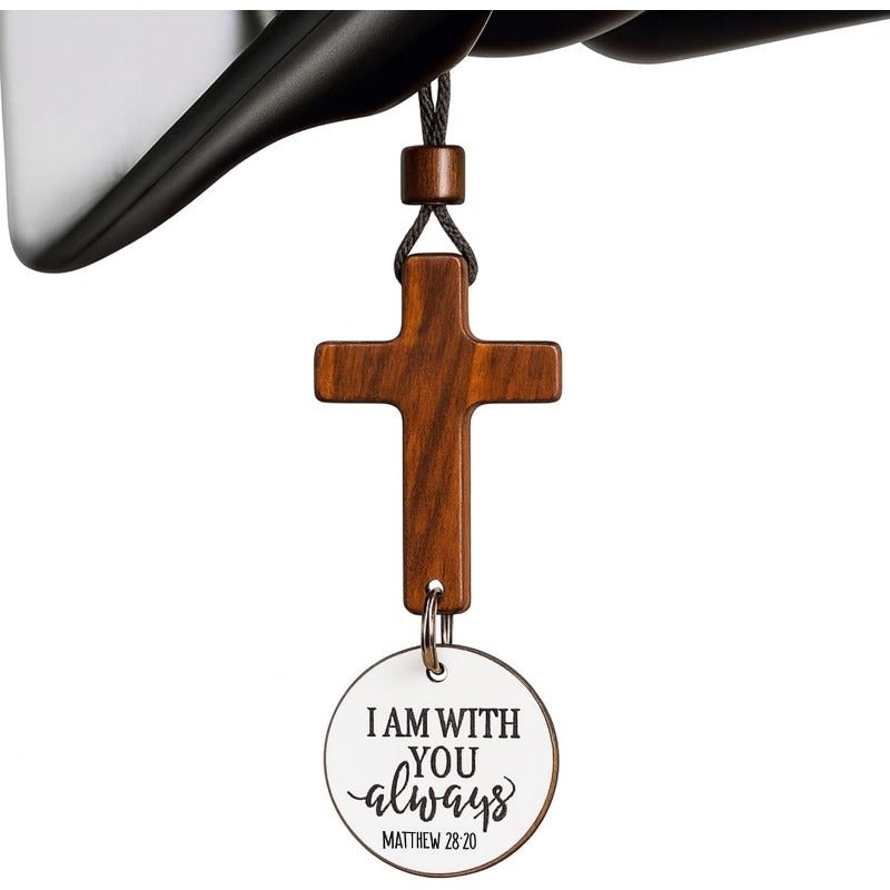 Brave Car Cross | Inspirational Bible Verse - Hartwella