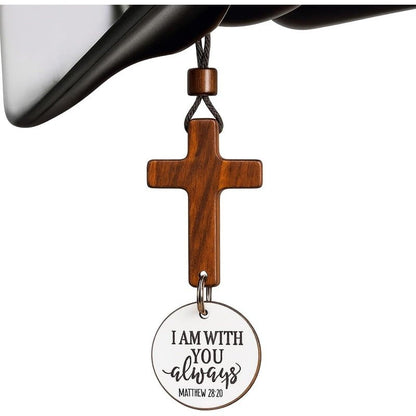 Brave Car Cross | Inspirational Bible Verse - Hartwella