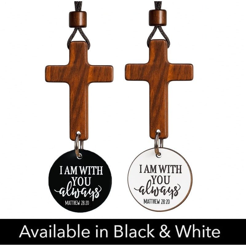 Brave Car Cross | Inspirational Bible Verse - Hartwella