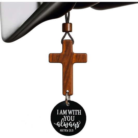 Brave Car Cross | Inspirational Bible Verse - Hartwella