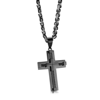 Brave Cross Necklace | Premium Stainless Steel - Hartwella