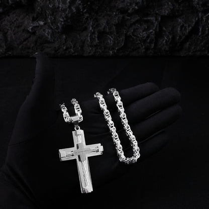 Brave Cross Necklace | Premium Stainless Steel - Hartwella