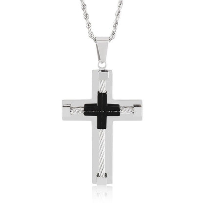 Brave Cross Necklace | Premium Stainless Steel - Hartwella
