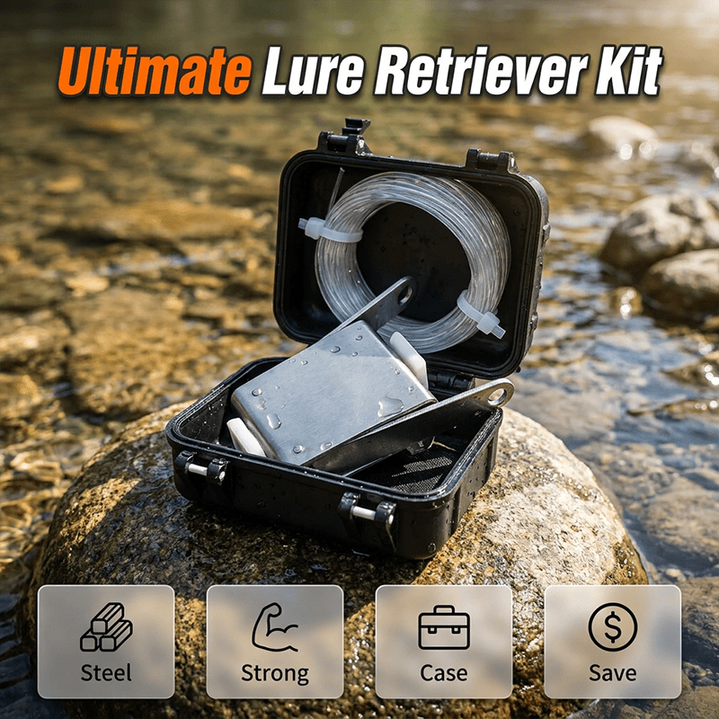 Brawler Fishing Lure Retriever | Heavy-Duty Stainless Steel Kit - Hartwella